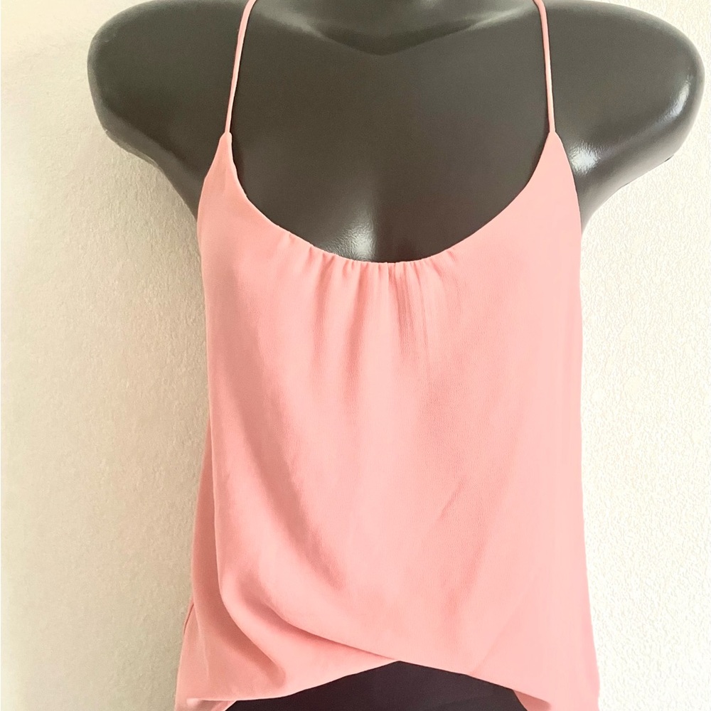 H&M halter back blouse top in pink~charming! Sized 4 EUC